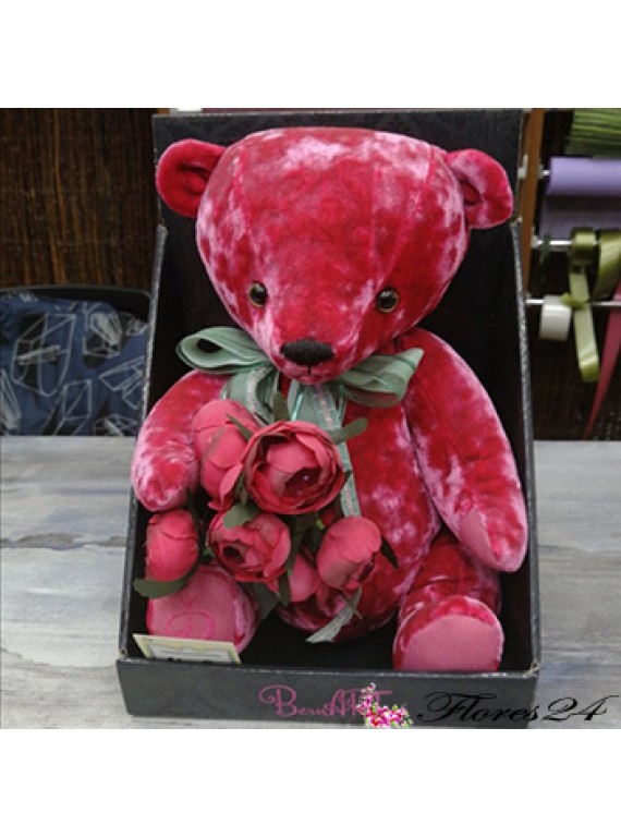 БернАрт Медведь розовый