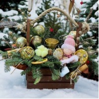 Композиция новогодняя "Хвойное настроение"