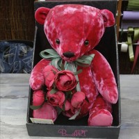 БернАрт Медведь розовый